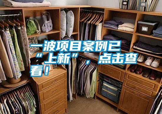 一波项目案例已“上新”，点击查看！
