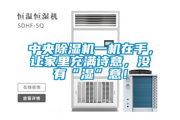 中央麻豆视频黄网站一机在手，让家里充满诗意，没有“湿”意！