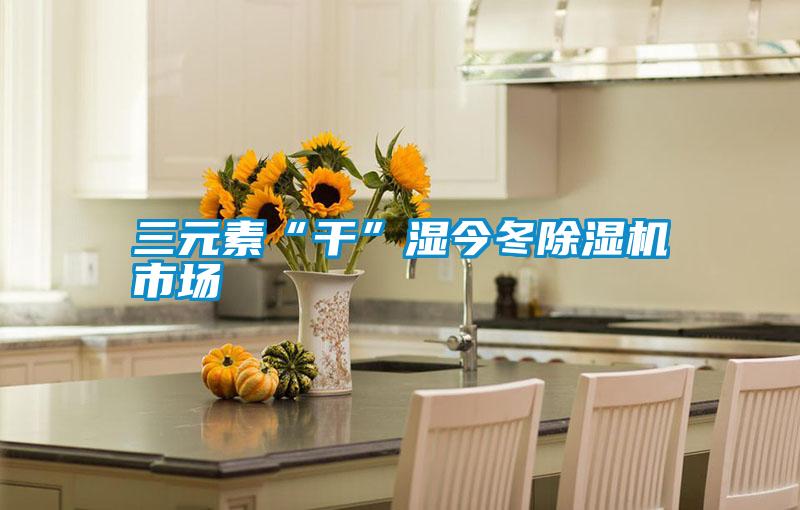 三元素“干”湿今冬麻豆视频黄网站市场