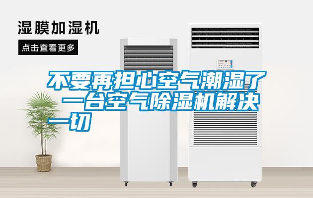 不要再担心空气潮湿了 一台空气麻豆视频黄网站解决一切