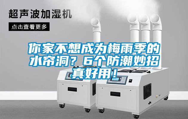 你家不想成为梅雨季的水帘洞？6个防潮妙招真好用！