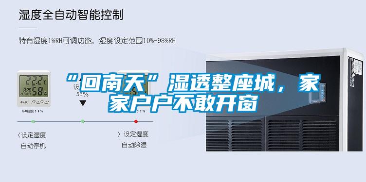 “回南天”湿透整座城，家家户户不敢开窗