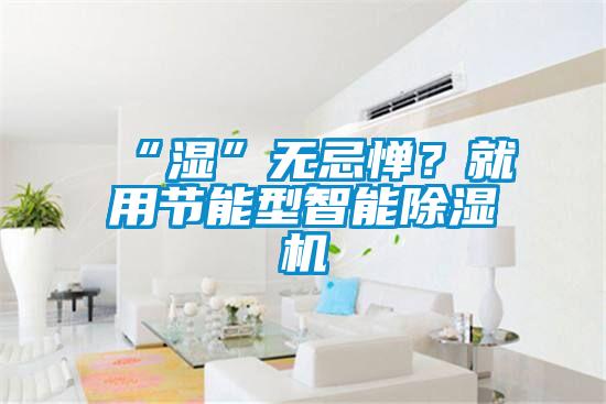 “湿”无忌惮？就用节能型智能麻豆视频黄网站