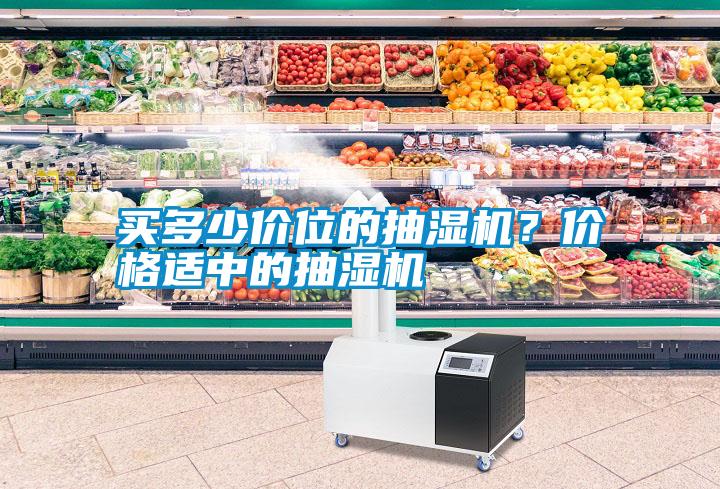 买多少价位的抽湿机？价格适中的抽湿机