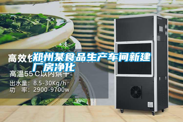 郑州某食品生产车间新建厂房净化