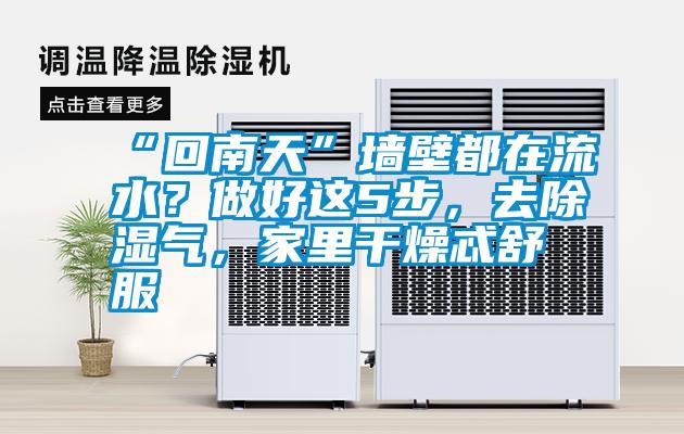 “回南天”墙壁都在流水？做好这5步，去除湿气，家里干燥忒舒服