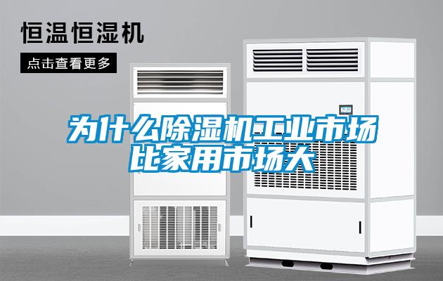 为什么麻豆视频黄网站工业市场比家用市场大