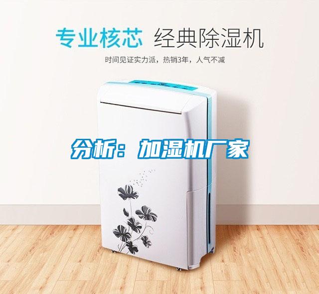 分析：加湿机厂家