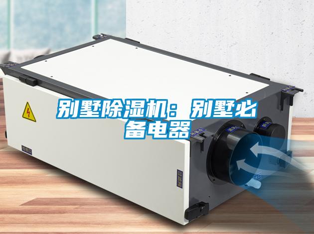 别墅麻豆视频黄网站：别墅必备电器
