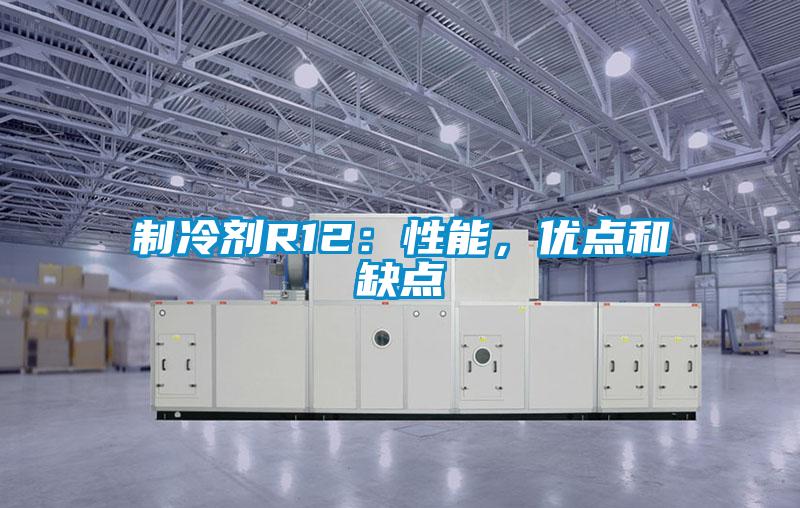 制冷剂R12：性能，优点和缺点