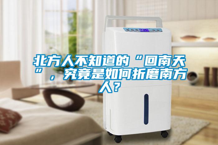 北方人不知道的“回南天”，究竟是如何折磨南方人？