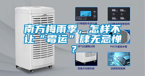 南方梅雨季，怎样不让“霉运”肆无忌惮？