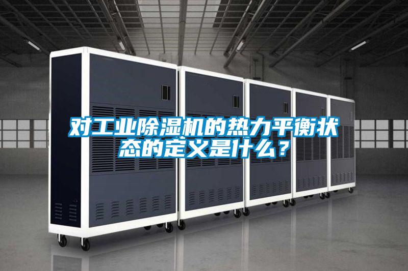 对工业麻豆视频黄网站的热力平衡状态的定义是什么？