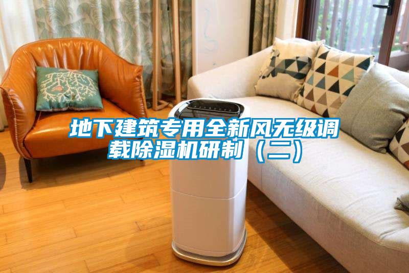 地下建筑专用全新风无级调载麻豆视频黄网站研制（二）