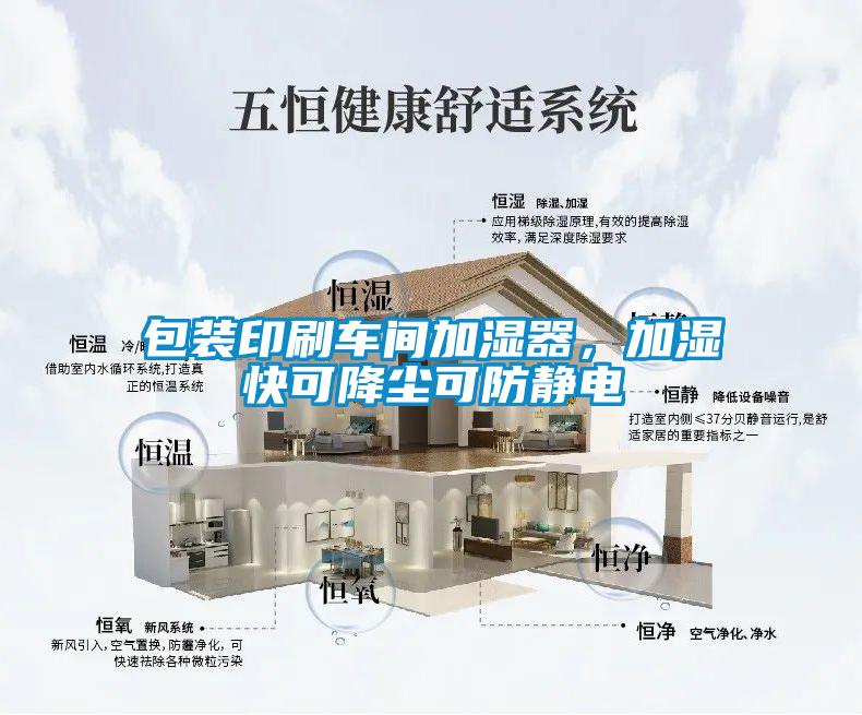 包装印刷车间加湿器，加湿快可降尘可防静电