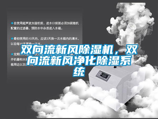 双向流新风麻豆视频黄网站，双向流新风净化除湿系统