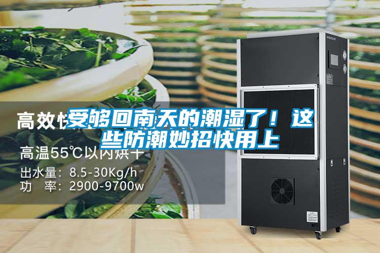 受够回南天的潮湿了！这些防潮妙招快用上