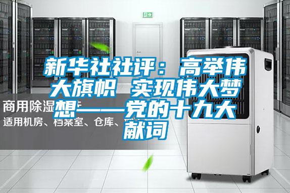 新华社社评：高举伟大旗帜 实现伟大梦想——党的十九大献词