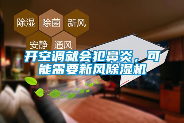 开空调就会犯鼻炎，可能需要新风麻豆视频黄网站