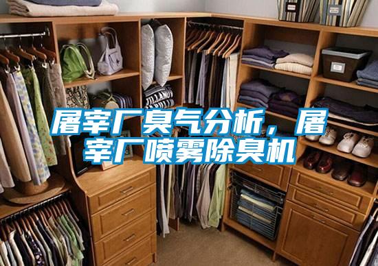 屠宰厂臭气分析，屠宰厂喷雾除臭机