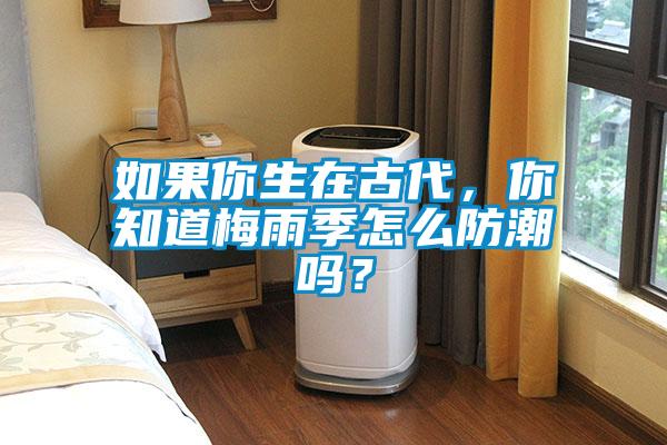 如果你生在古代，你知道梅雨季怎么防潮吗？
