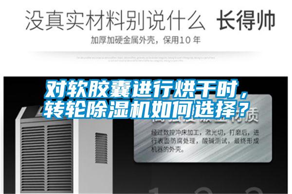 对软胶囊进行烘干时，转轮麻豆视频黄网站如何选择？