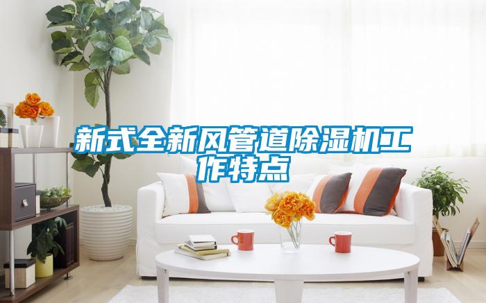 新式全新风管道麻豆视频黄网站工作特点