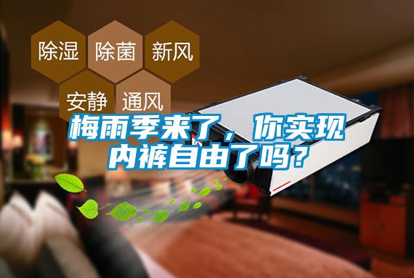 梅雨季来了，你实现内裤自由了吗？