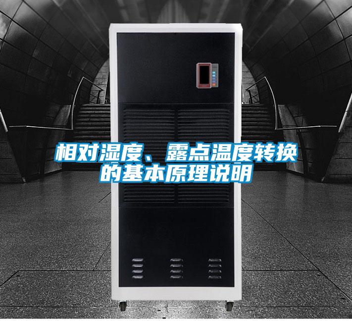 相对湿度、露点温度转换的基本原理说明