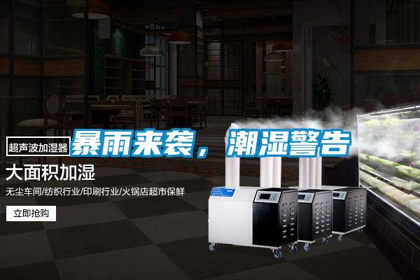 暴雨来袭，潮湿警告