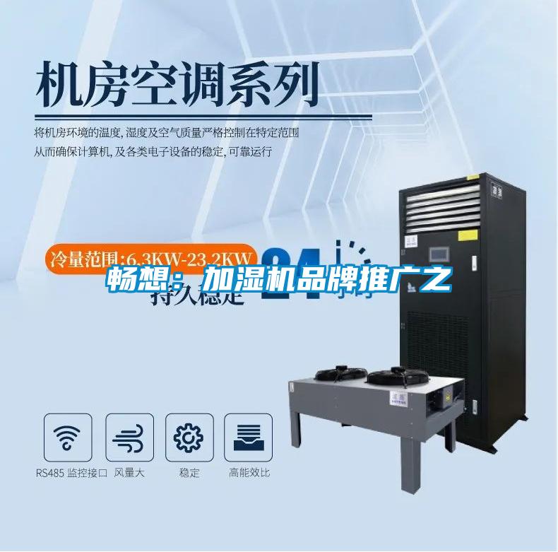 畅想：加湿机品牌推广之