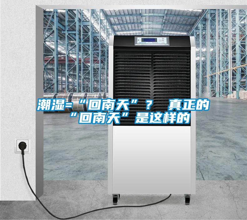潮湿=“回南天”？ 真正的“回南天”是这样的