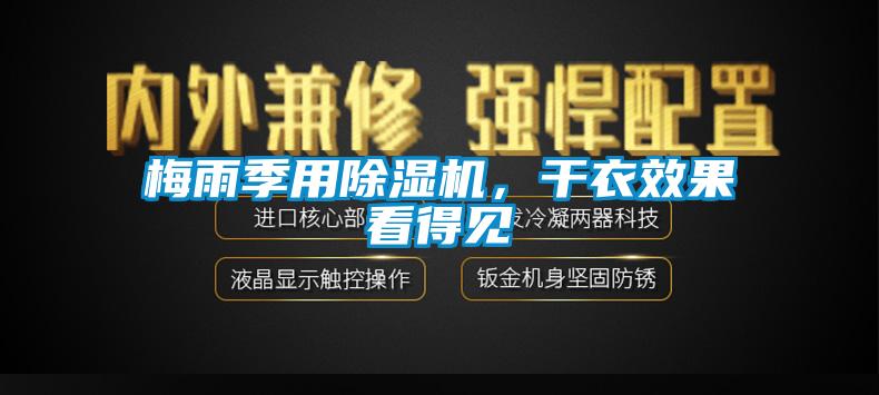 梅雨季用麻豆视频黄网站，干衣效果看得见
