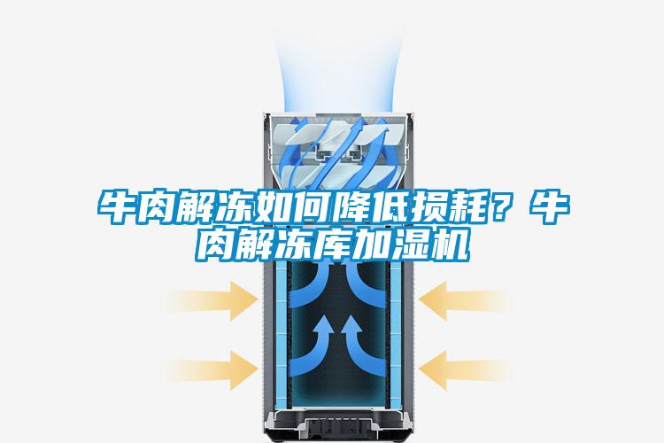 牛肉解冻如何降低损耗？牛肉解冻库加湿机