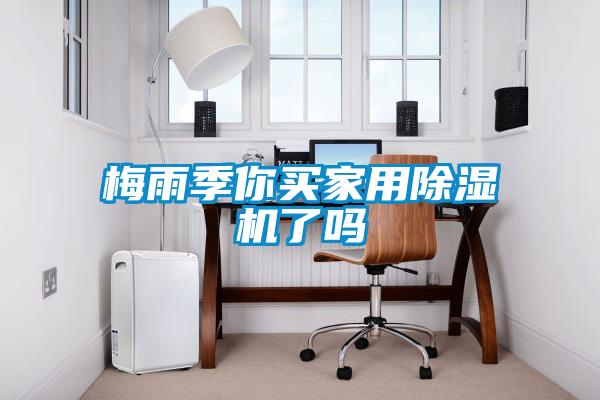 梅雨季你买家用麻豆视频黄网站了吗