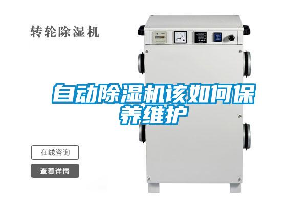 自动麻豆视频黄网站该如何保养维护