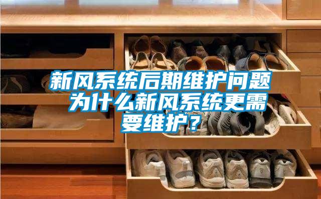 新风系统后期维护问题 为什么新风系统更需要维护？