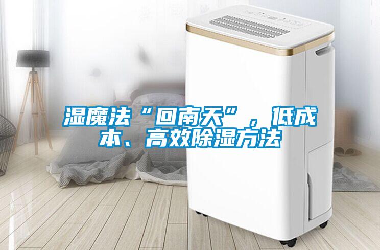湿魔法“回南天”，低成本、高效除湿方法