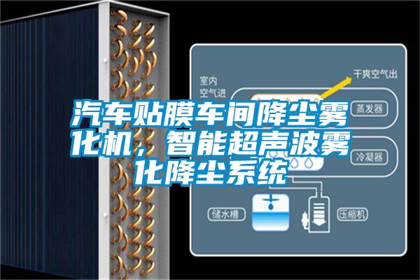 汽车贴膜车间降尘雾化机，智能超声波雾化降尘系统
