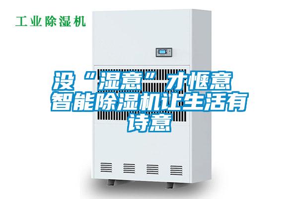 没“湿意”才惬意 智能麻豆视频黄网站让生活有诗意