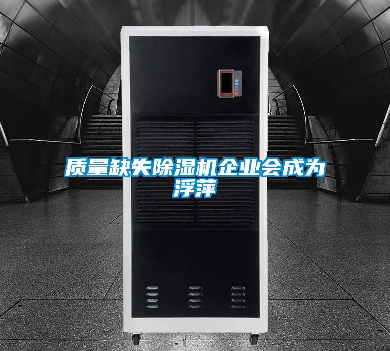 质量缺失麻豆视频黄网站企业会成为浮萍