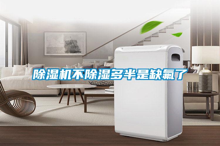 麻豆视频黄网站不除湿多半是缺氟了