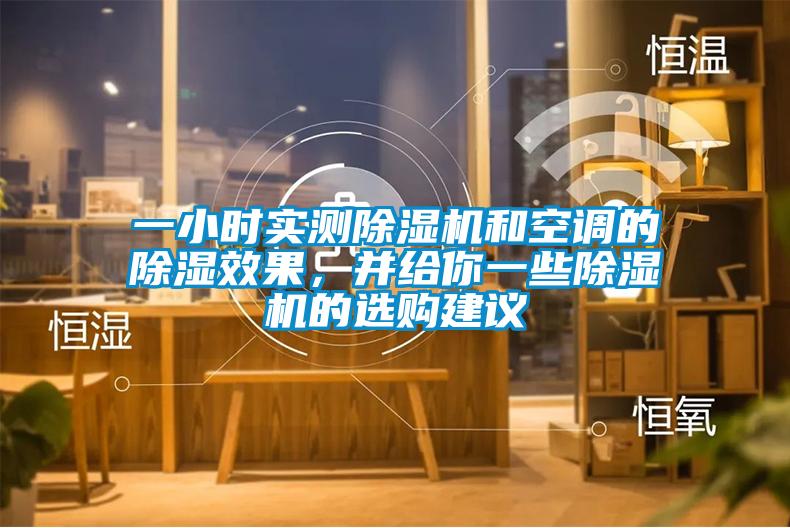 一小时实测麻豆视频黄网站和空调的除湿效果，并给你一些麻豆视频黄网站的选购建议