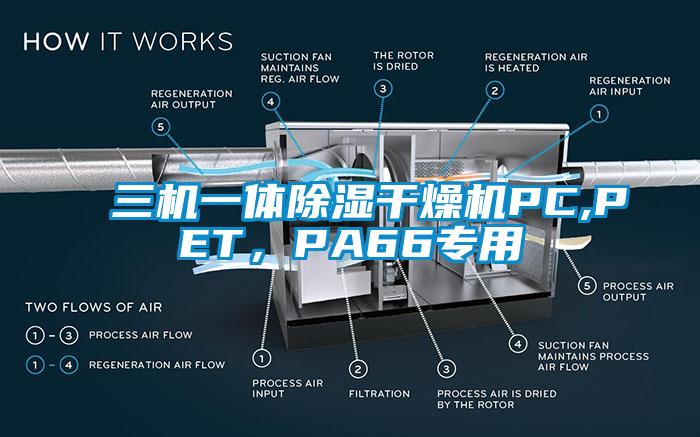 三机一体除湿干燥机PC,PET，PA66专用