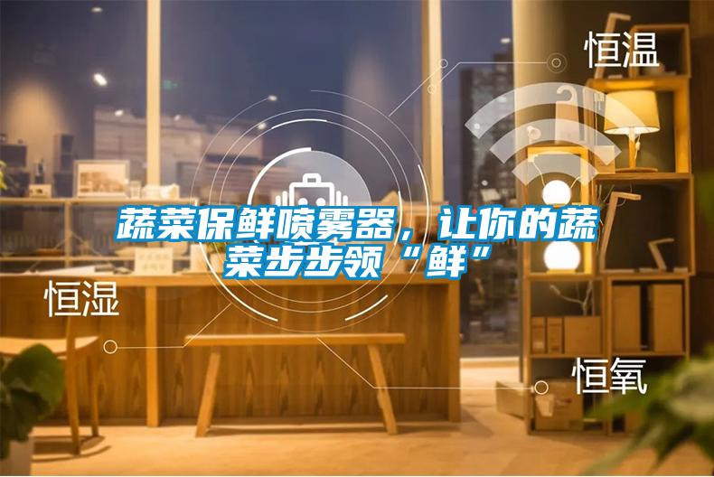 蔬菜保鲜喷雾器，让你的蔬菜步步领“鲜”