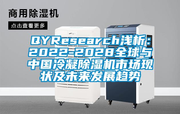 QYResearch浅析：2022-2028全球与中国冷凝麻豆视频黄网站市场现状及未来发展趋势