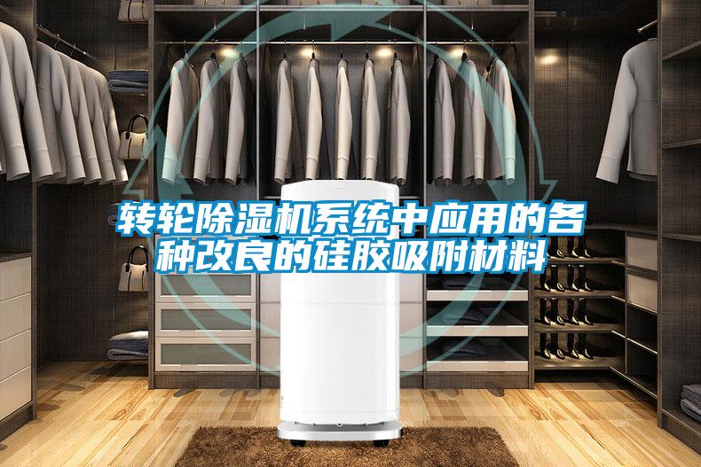 转轮麻豆视频黄网站系统中应用的各种改良的硅胶吸附材料