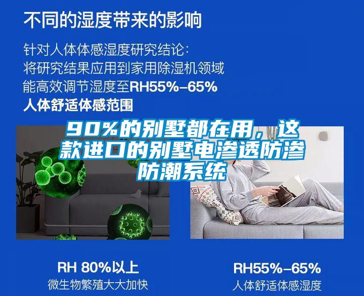 90%的别墅都在用，这款进口的别墅电渗透防渗防潮系统