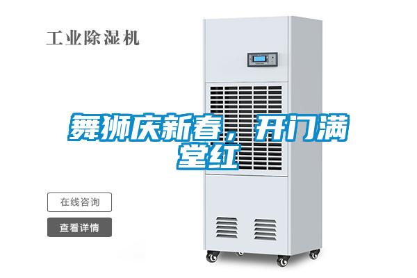 舞狮庆新春，开门满堂红