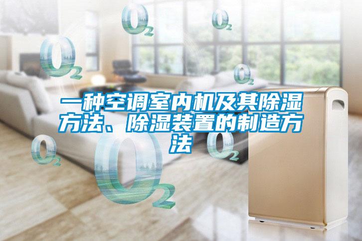 一种空调室内机及其除湿方法、除湿装置的制造方法